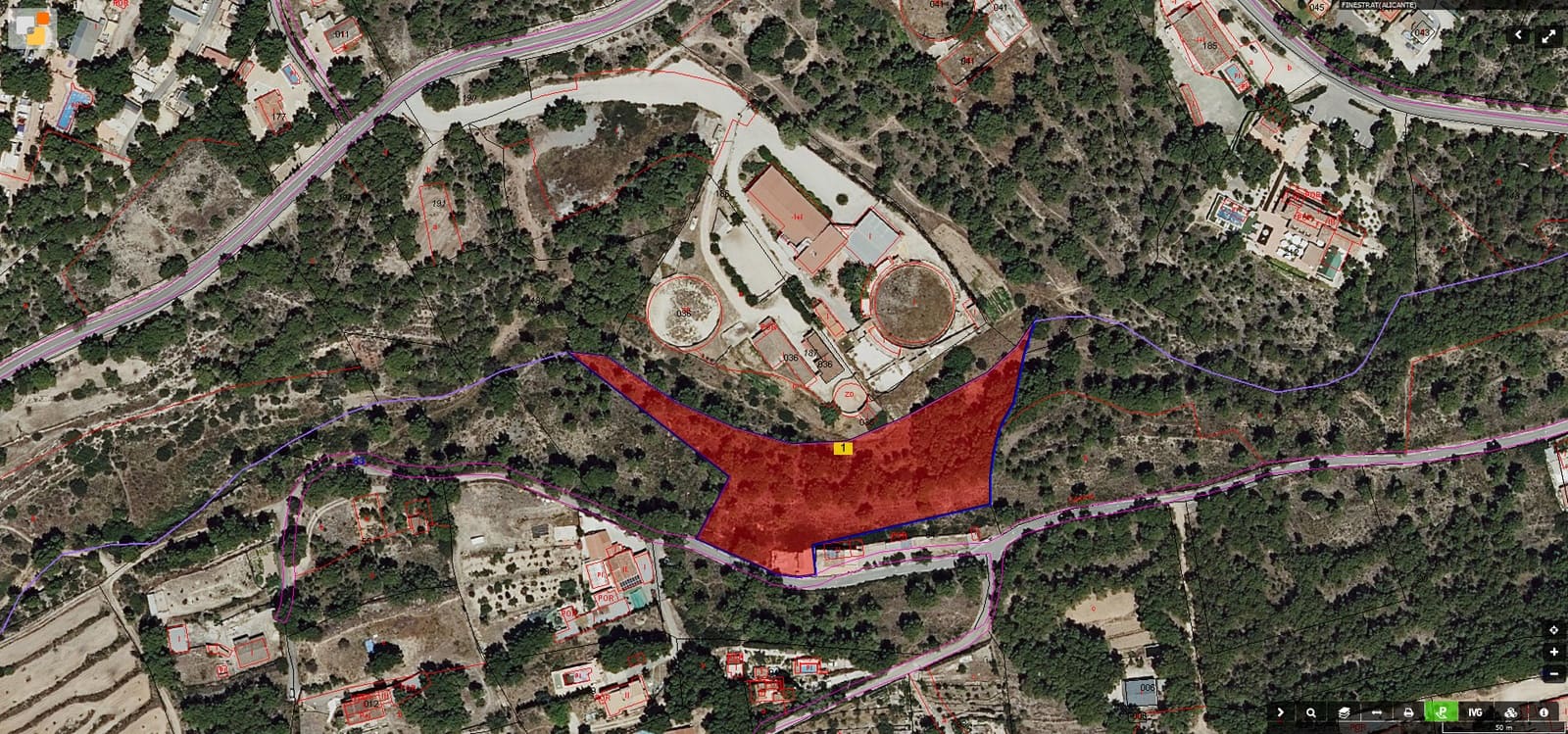 Ubebygd land til salgs i Finestrat - € 53 000 (Ref: 9996582)
