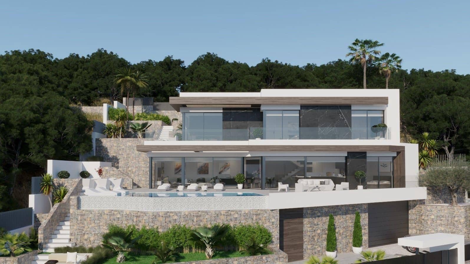 4 bedroom Villa for sale in Calpe / Calp with pool garage - € 1,550,000 (Ref: 5845315)