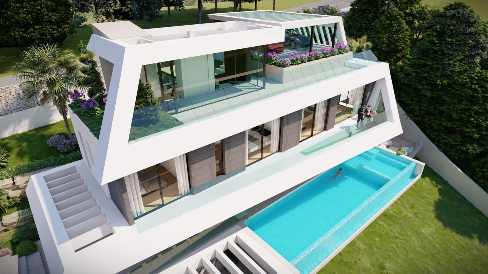 4 bedroom Villa for sale in Altea with pool garage - € 2,100,000 (Ref: 6761799)