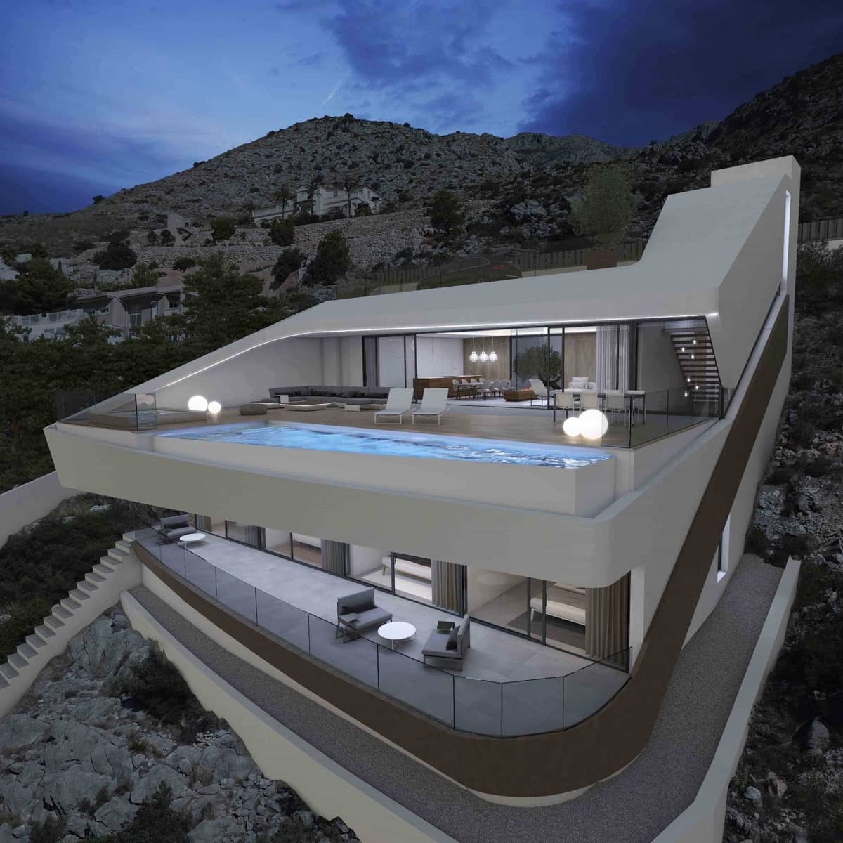4 bedroom Villa for sale in Altea with pool garage - € 1,950,000 (Ref: 7436412)