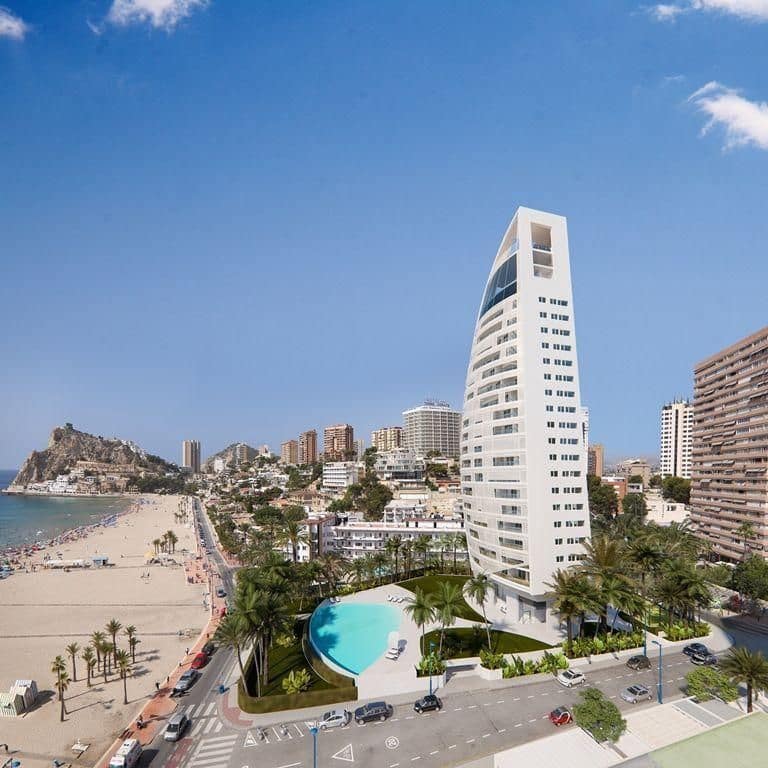 2 bedroom Apartment for sale in Benidorm with pool - € 1,094,000 (Ref: 7436423)