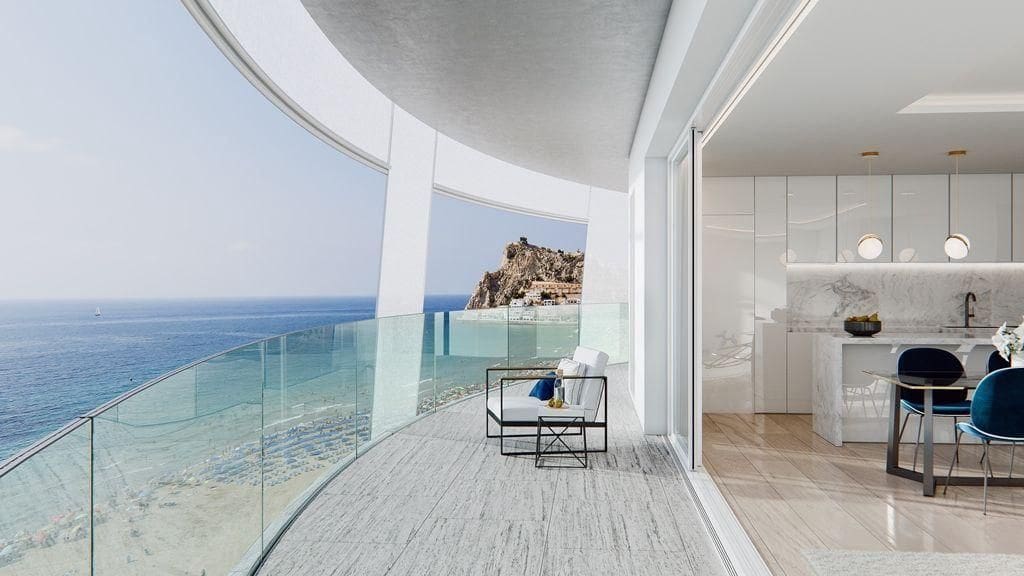 2 bedroom Apartment for sale in Benidorm with pool - € 1,094,000 (Ref: 7436423)