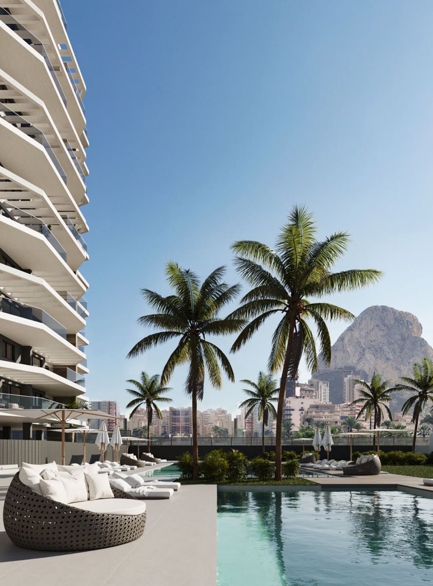 2 makuuhuone Huoneisto myytävänä paikassa Calpe / Calp mukana uima-altaan 
autotalli - 472 000 € (Ref: 7586831)