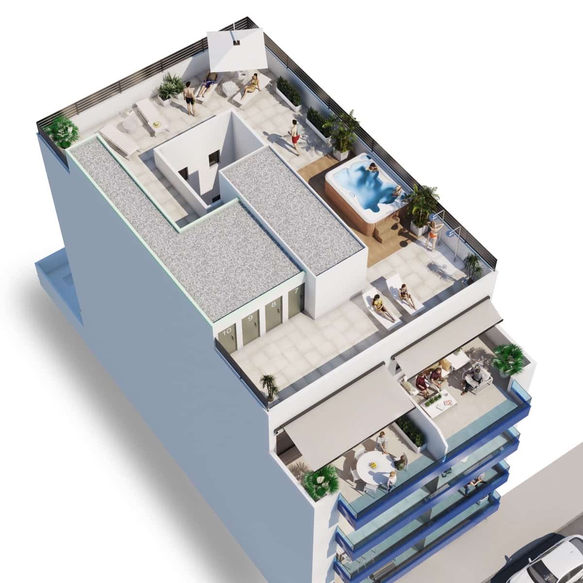 3 chambre Appartement à vendre à Guardamar del Segura avec piscine - 256 500 € (Ref: 7651588)