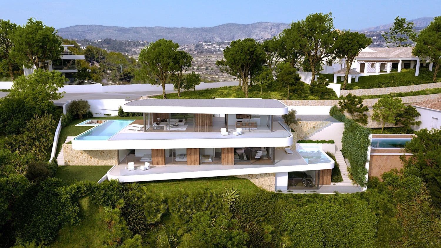 Chalet de 4 habitaciones en Moraira en venta con piscina garaje - 3.500.000 € (Ref: 7689492)