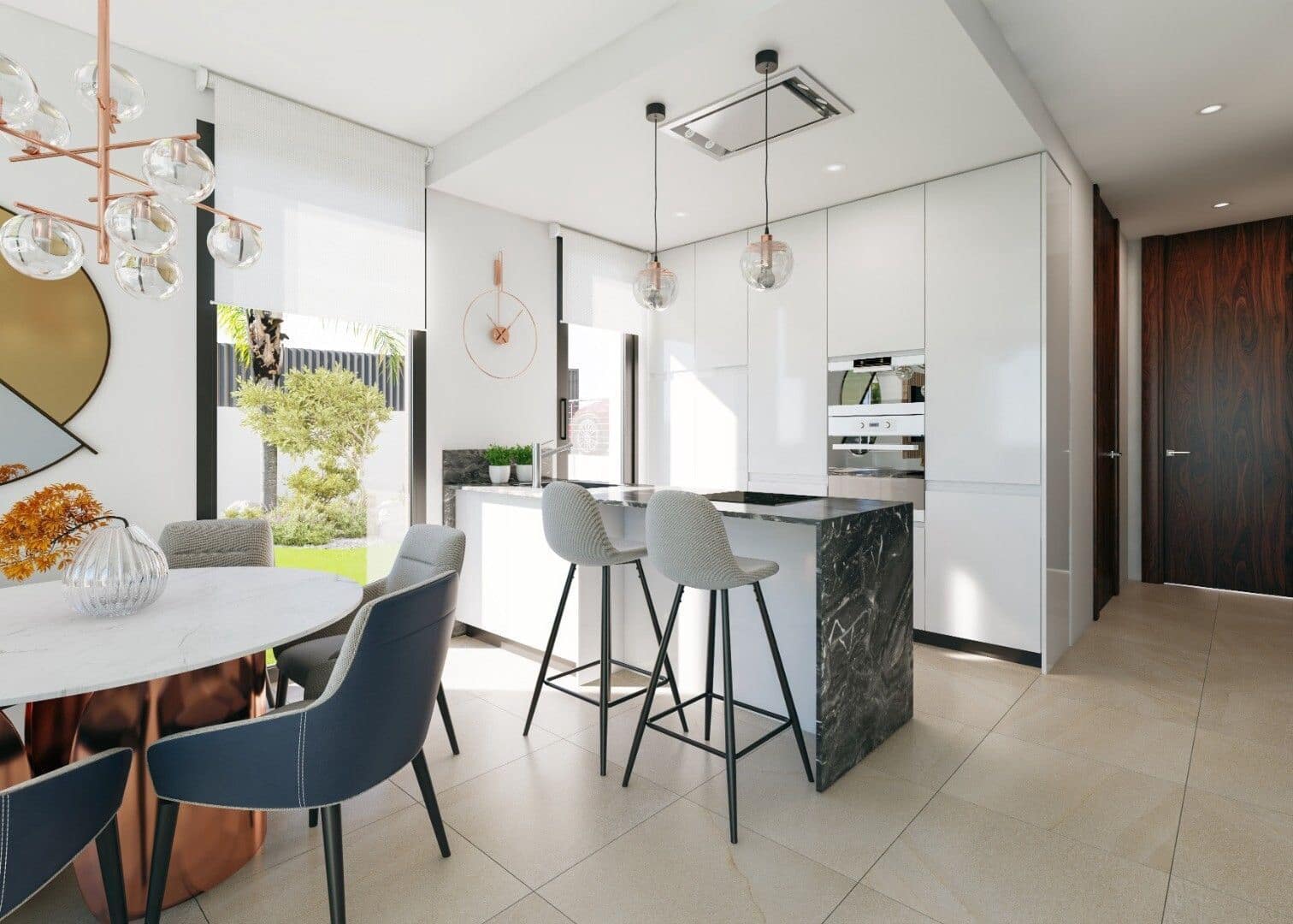 3 chambre Villa/Maison Semi-Mitoyenne à vendre à Finestrat avec piscine garage - 495 000 € (Ref: 7695090)