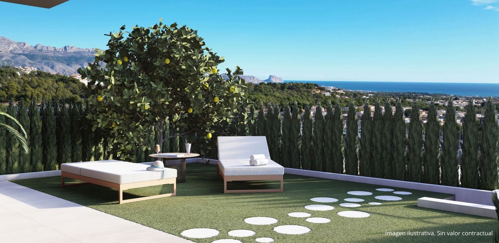 4 soveværelse Semi-Rækkehus til salg i La Nucia med swimmingpool garage - € 427.000 (Ref: 8131638)