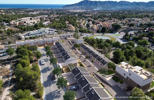 4 soverom Kjedet enebolig til salgs i La Nucia med svømmebasseng garasje - € 427 000 (Ref: 8131638)