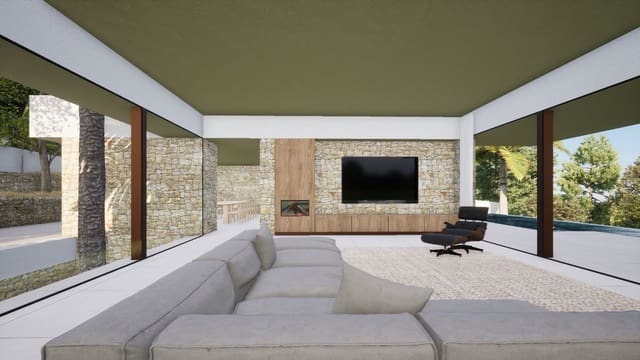 4 makuuhuone Huvila myytävänä paikassa Moraira, Teulada-Moraira mukana uima-altaan 
autotalli - 4 500 000 € (Ref: 8222069)