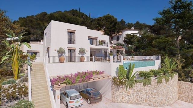 4 soverom Villa til salgs i Moraira, Teulada-Moraira med svømmebasseng garasje - € 1 650 000 (Ref: 8315744)