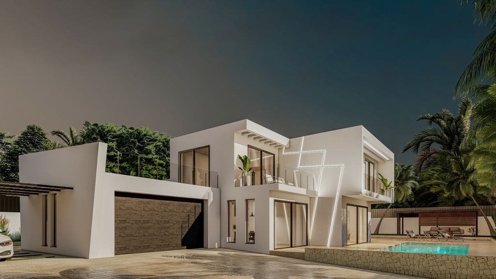 4 soveværelse Villa til salg i Calpe / Calp med swimmingpool garage - € 1.050.000 (Ref: 8315748)