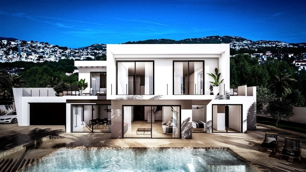 4 soveværelse Villa til salg i Calpe / Calp med swimmingpool garage - € 1.050.000 (Ref: 8315748)