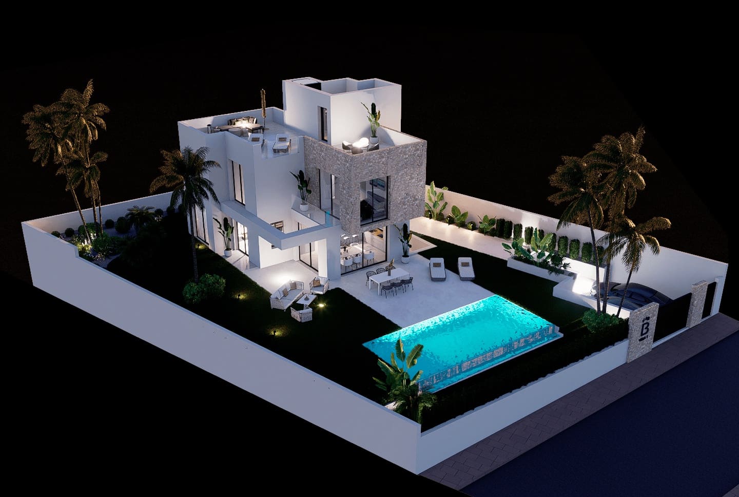 3 bedroom Villa for sale in Finestrat with pool garage - € 774,900 (Ref: 8337537)