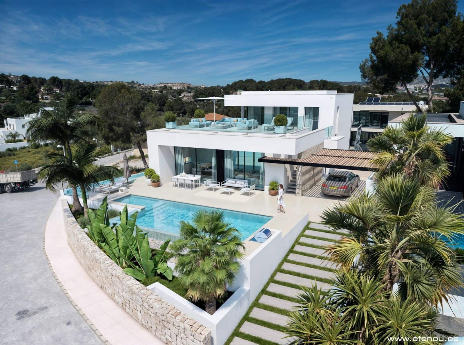 4 sovrum Villa till salu i Moraira med pool garage - 1 850 000 € (Ref: 9202213)