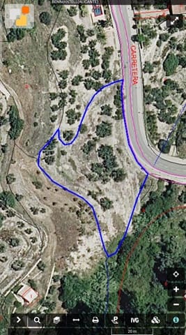 Landgrundstück zu verkaufen in Benimantell - 65.000 € (Ref: 9447385)