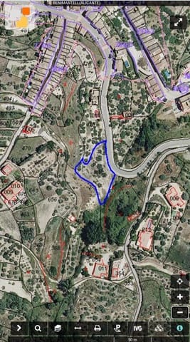 Landgrundstück zu verkaufen in Benimantell - 65.000 € (Ref: 9447385)