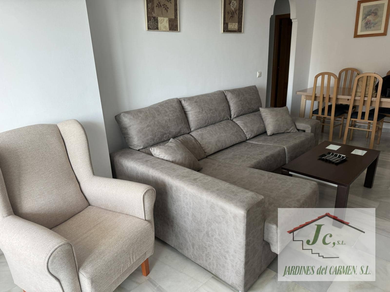 3 soveværelse Lejlighed til leje i Mezquitilla med swimmingpool garage - € 700 (Ref: 9148457)