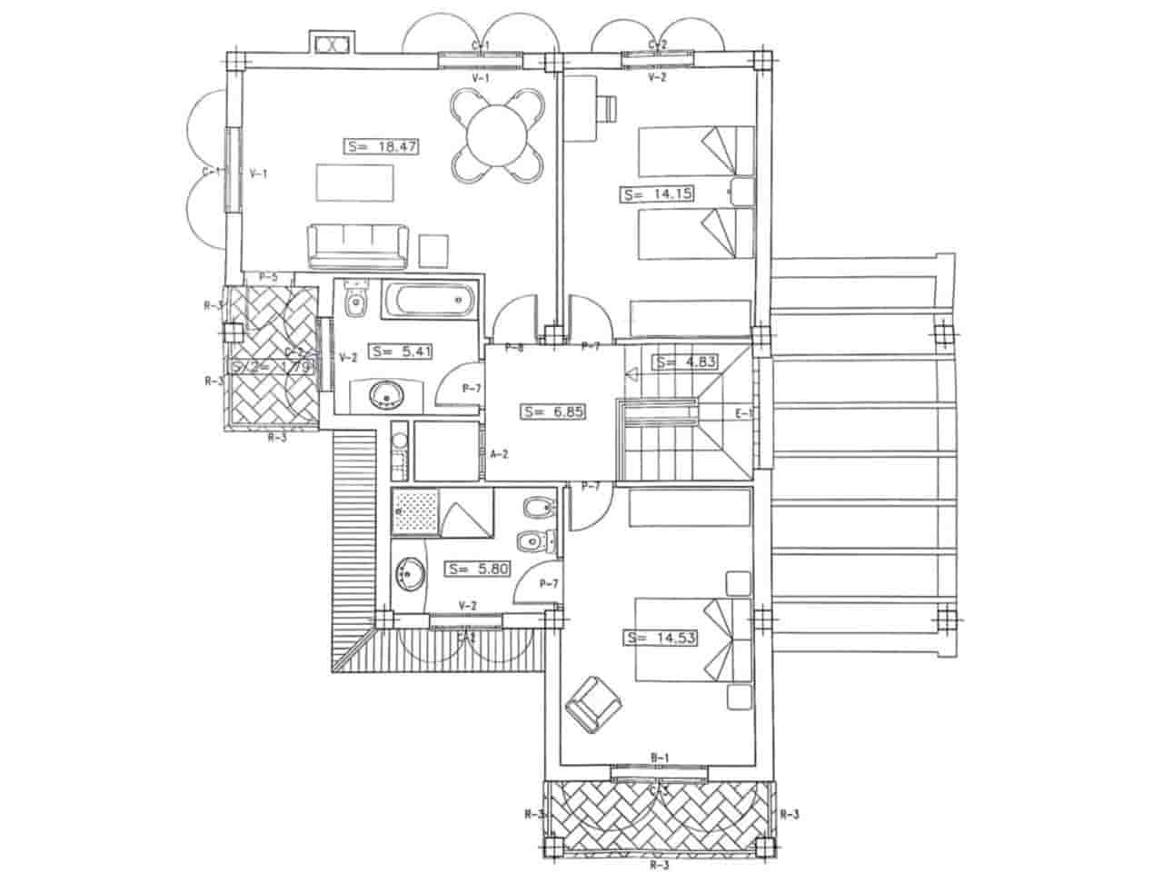 4 soveværelse Villa til salg i Baza med swimmingpool garage - € 208.000 (Ref: 9552931)