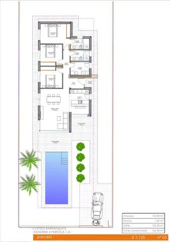 3 Zimmer Villa zu verkaufen in Els Poblets mit Pool - 625.000 € (Ref: 9257079)