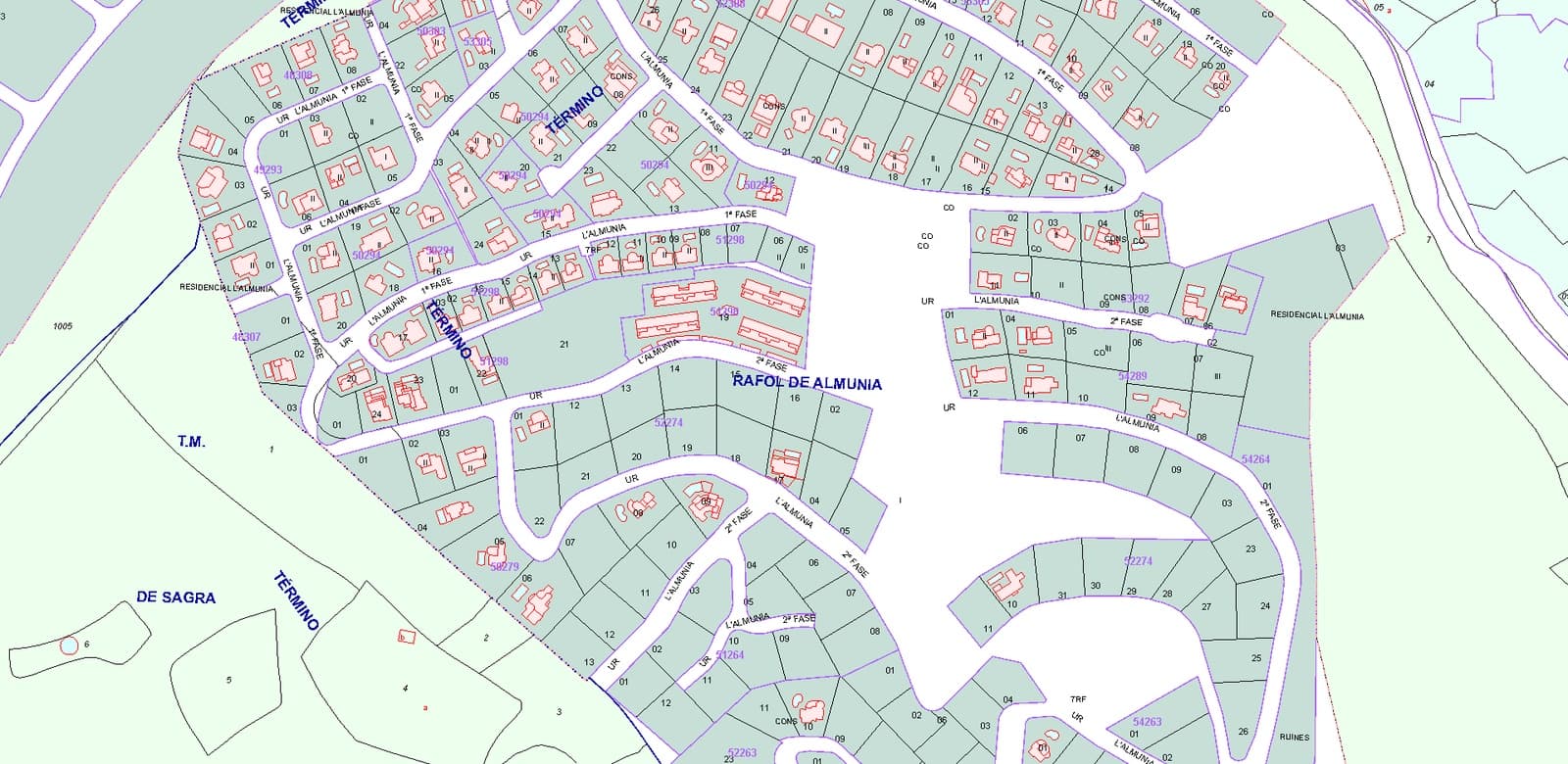 Byggetomt til salgs i Rafol de Almunia - € 105 000 (Ref: 9257100)