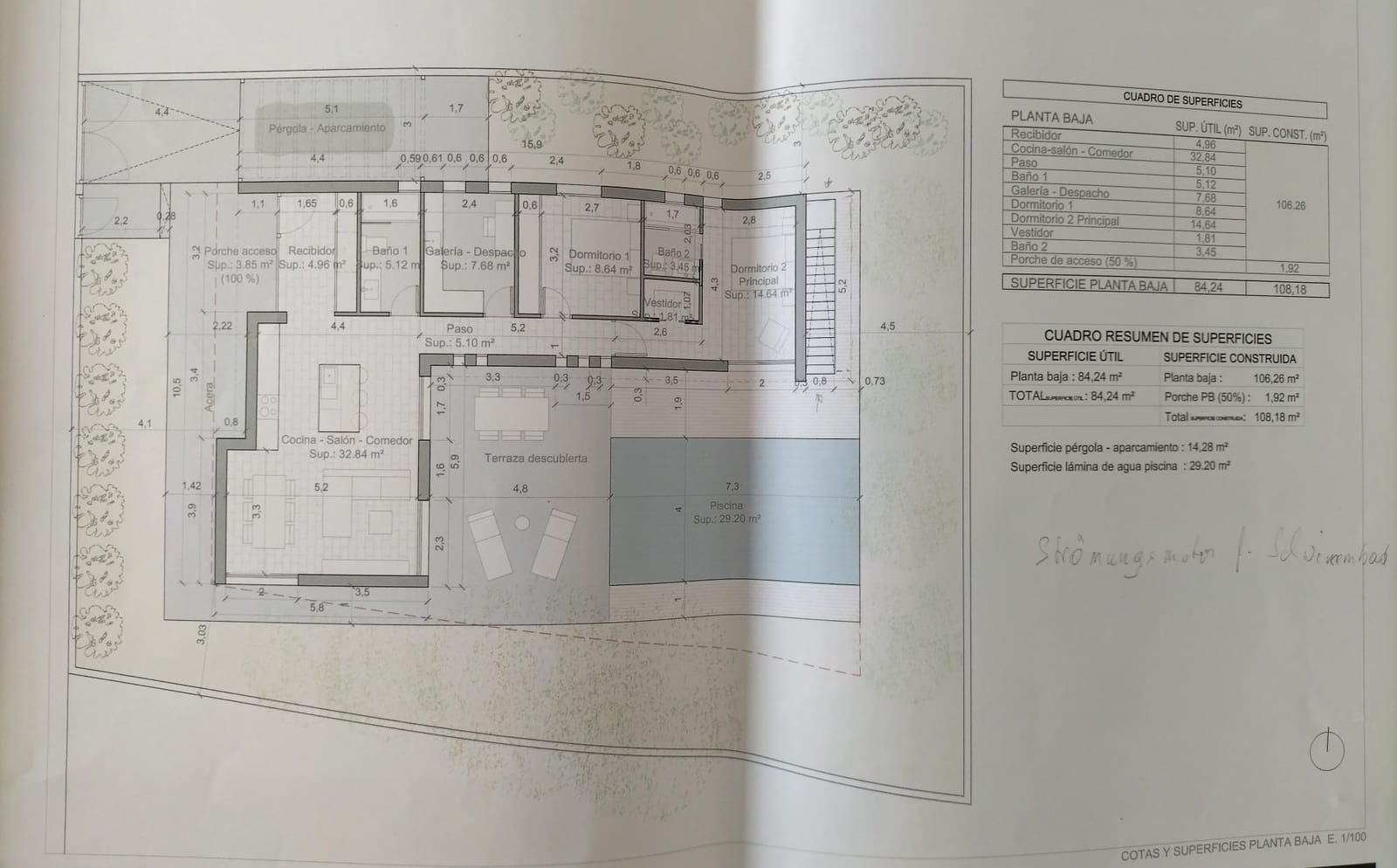 3 Zimmer Villa zu verkaufen in El Vergel / Verger mit Pool - 485.000 € (Ref: 9508660)