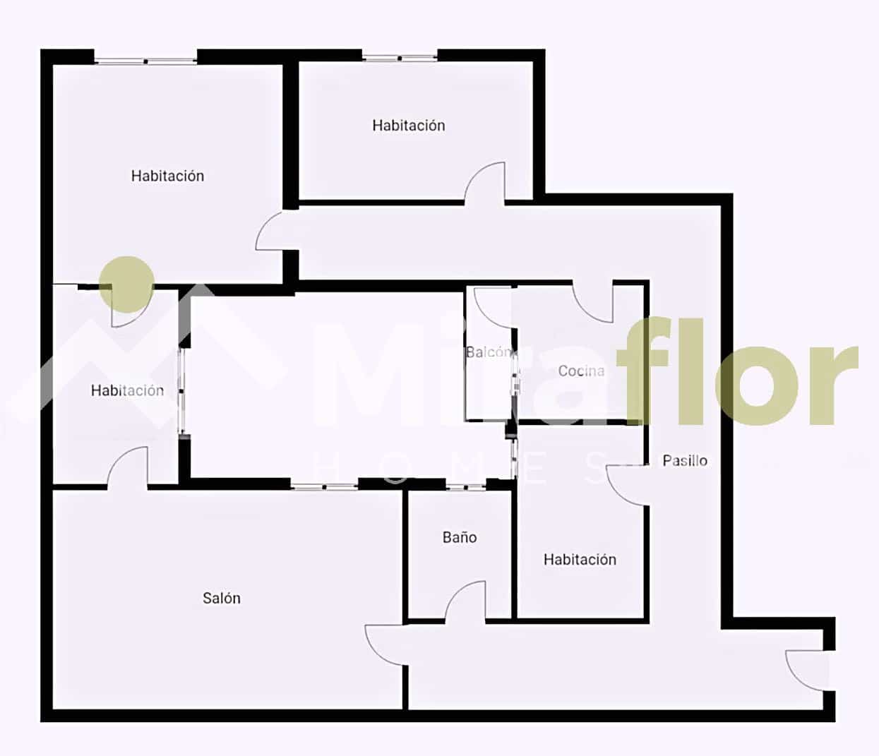 4 makuuhuone Huoneisto myytävänä paikassa Pego - 89 900 € (Ref: 9779007)