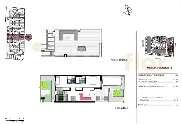 2 camera da letto Appartamento in vendita in El Vergel / Verger con piscina - 259.000 € (Rif: 9921389)