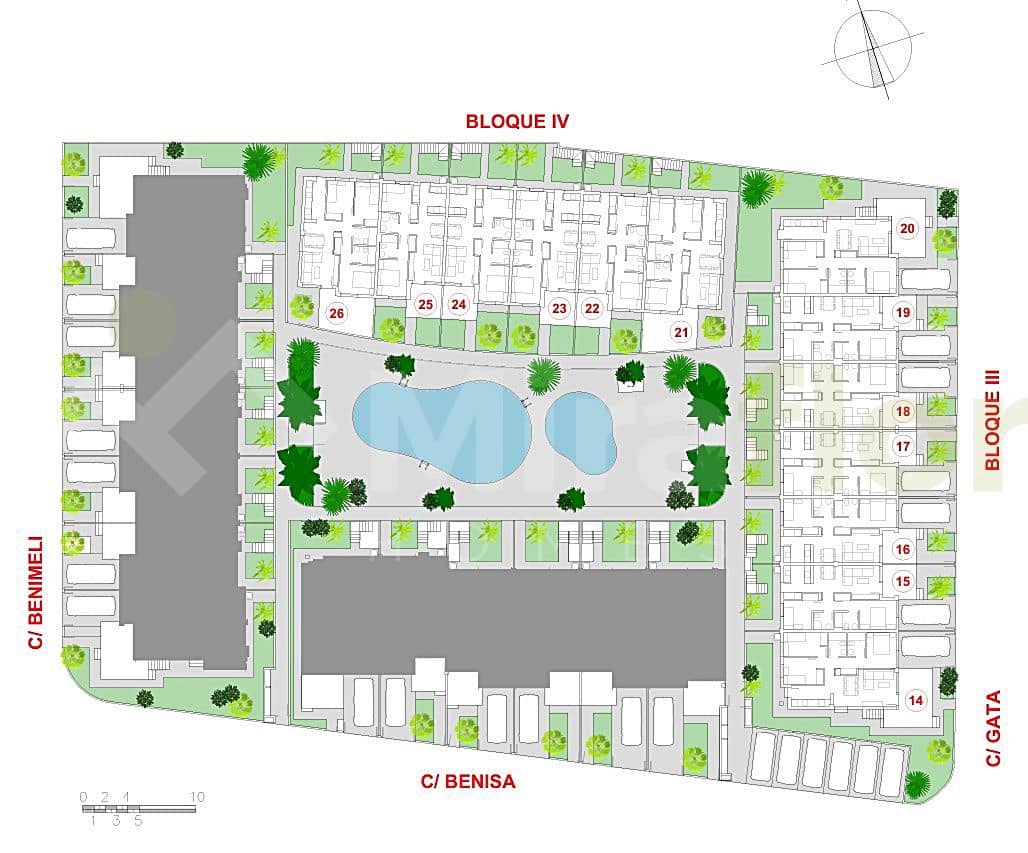 2 camera da letto Appartamento in vendita in El Vergel / Verger con piscina - 259.000 € (Rif: 9921389)