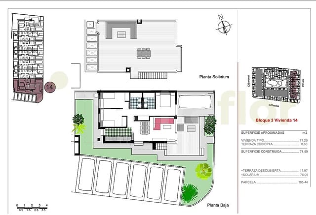 2 camera da letto Appartamento in vendita in El Vergel / Verger con piscina - 259.000 € (Rif: 9921389)