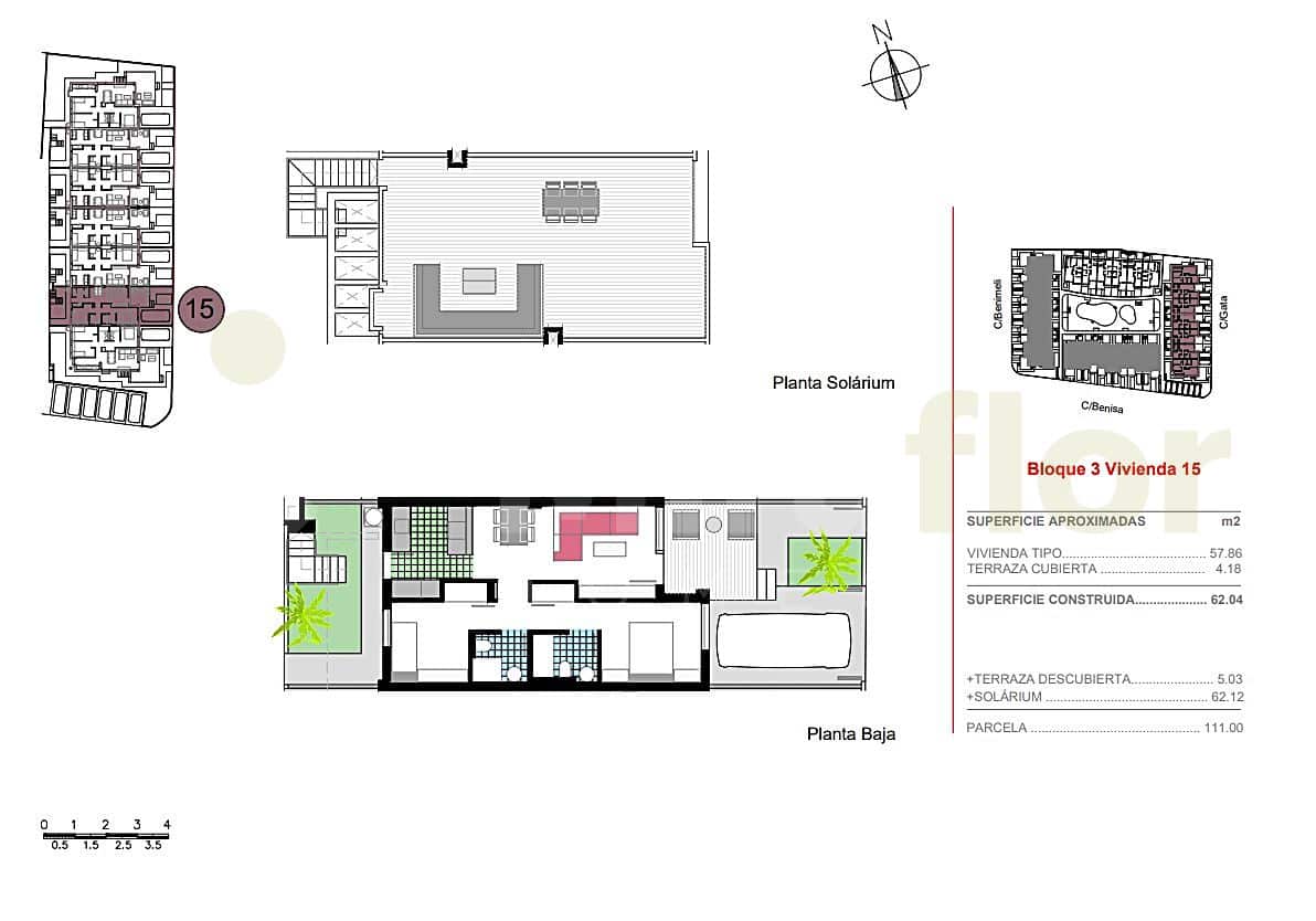 2 camera da letto Appartamento in vendita in El Vergel / Verger con piscina - 259.000 € (Rif: 9921389)