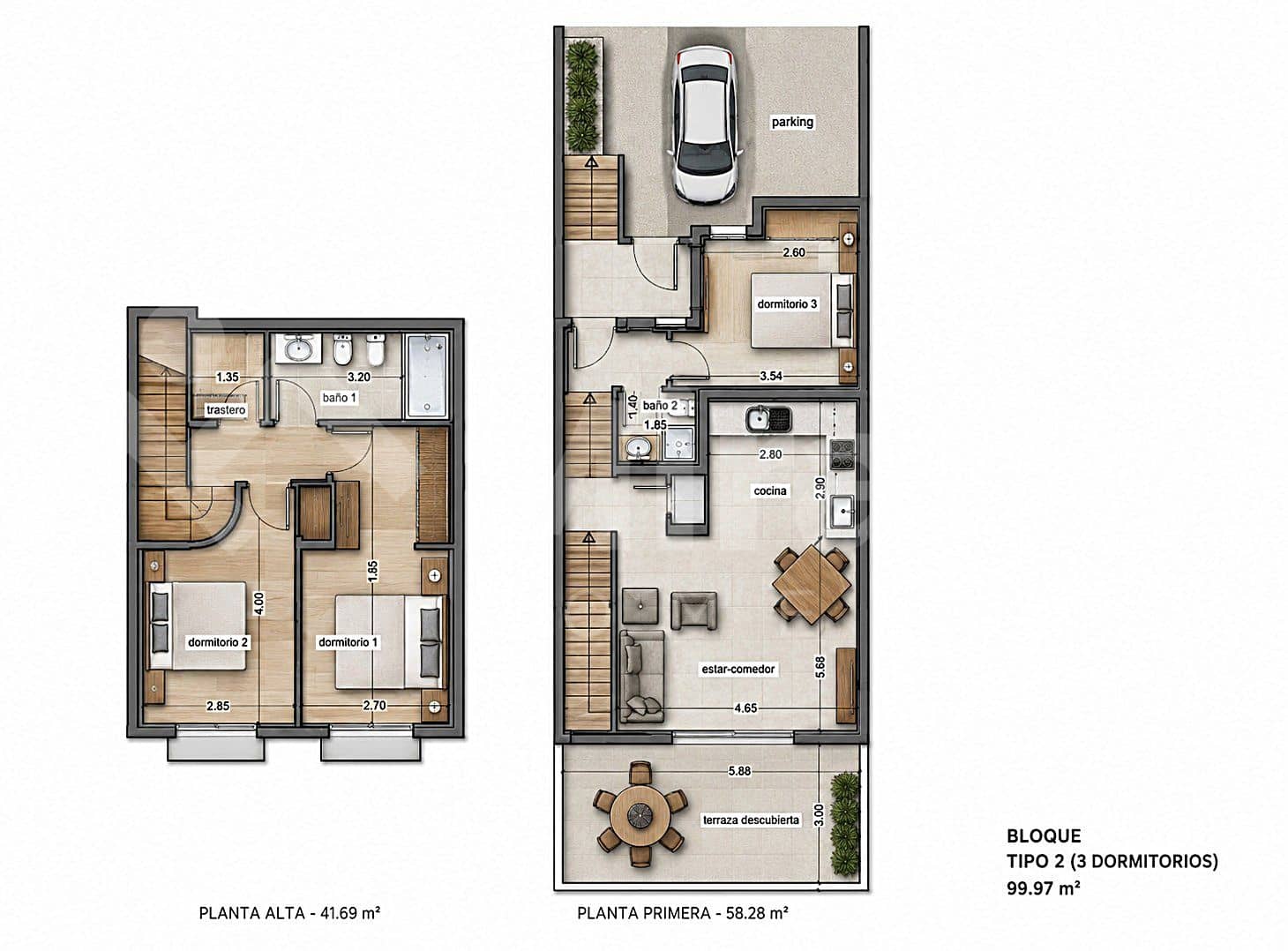 3 soverom Rekkehus til salgs i Monte Solana med svømmebasseng - € 259 000 (Ref: 9938987)