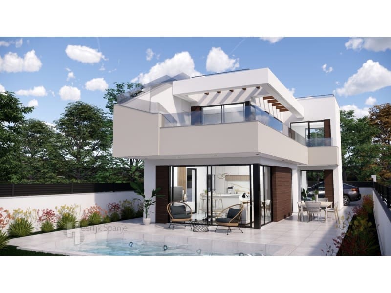 3 Zimmer Villa zu verkaufen in Pilar de la Horadada mit Pool - 420.000 € (Ref: 10003664)