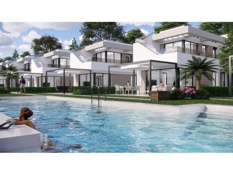 3 Zimmer Villa zu verkaufen in Pilar de la Horadada mit Pool - 420.000 € (Ref: 10003664)