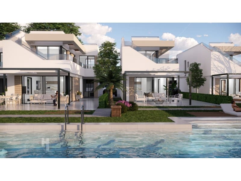 3 Zimmer Villa zu verkaufen in Pilar de la Horadada mit Pool - 420.000 € (Ref: 10003664)
