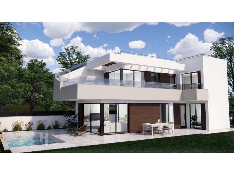 3 Zimmer Villa zu verkaufen in Pilar de la Horadada mit Pool - 420.000 € (Ref: 10003664)