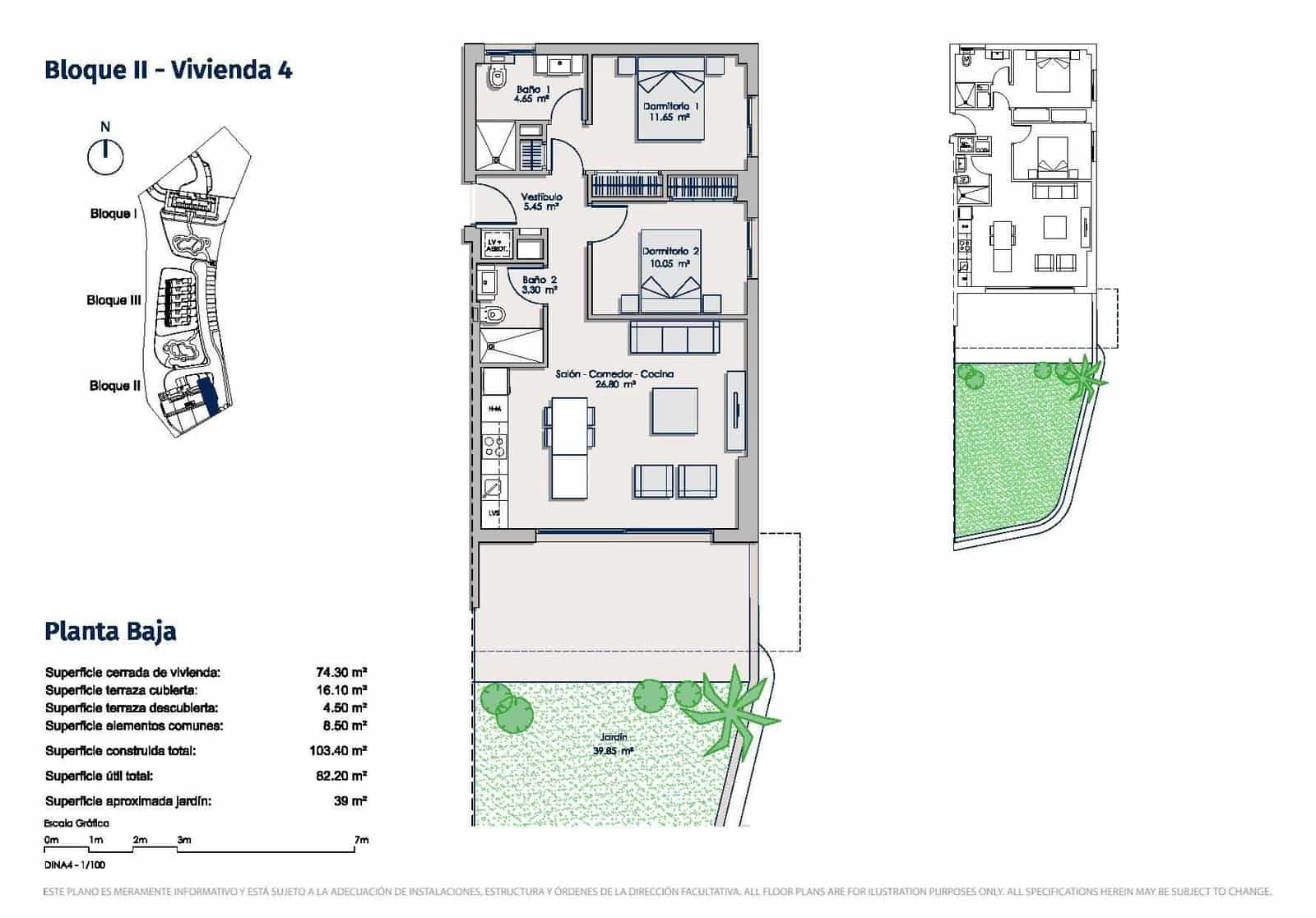 2 Zimmer Apartment zu verkaufen in Finestrat mit Pool - 409.000 € (Ref: 10003690)