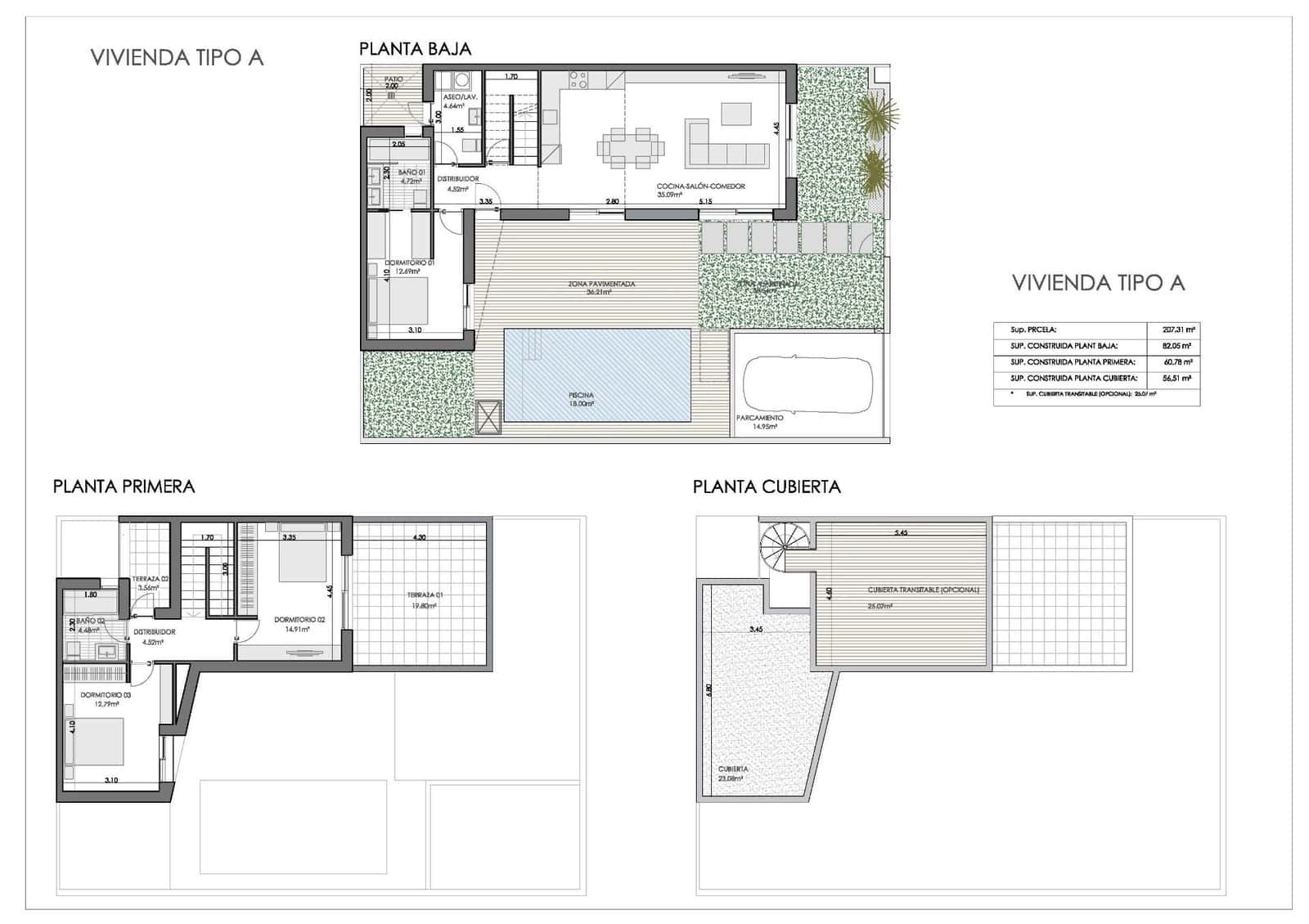 3 Zimmer Doppelhaus zu verkaufen in Bigastro - 328.000 € (Ref: 10003726)