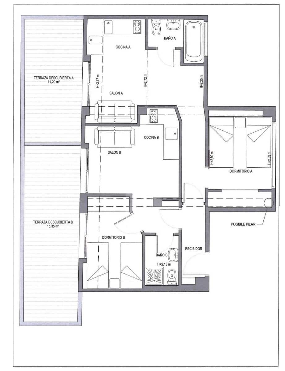 2 chambre Appartement à vendre à Javea / Xabia avec piscine - 460 000 € (Ref: 10025784)