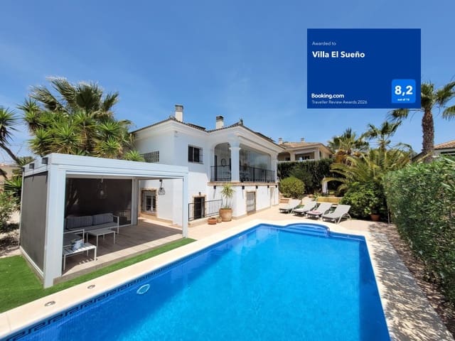 4 makuuhuone Huvila lomavuokrausta paikassa La Marina, Elche / Elx mukana uima-altaan 
autotalli - 840 € (Ref: 6968402)