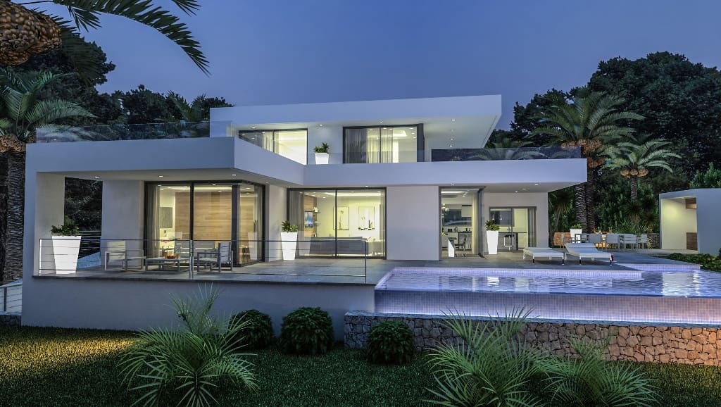 Chalet de 3 habitaciones en Dénia en venta con piscina - 2.250.000 € (Ref: 6968454)