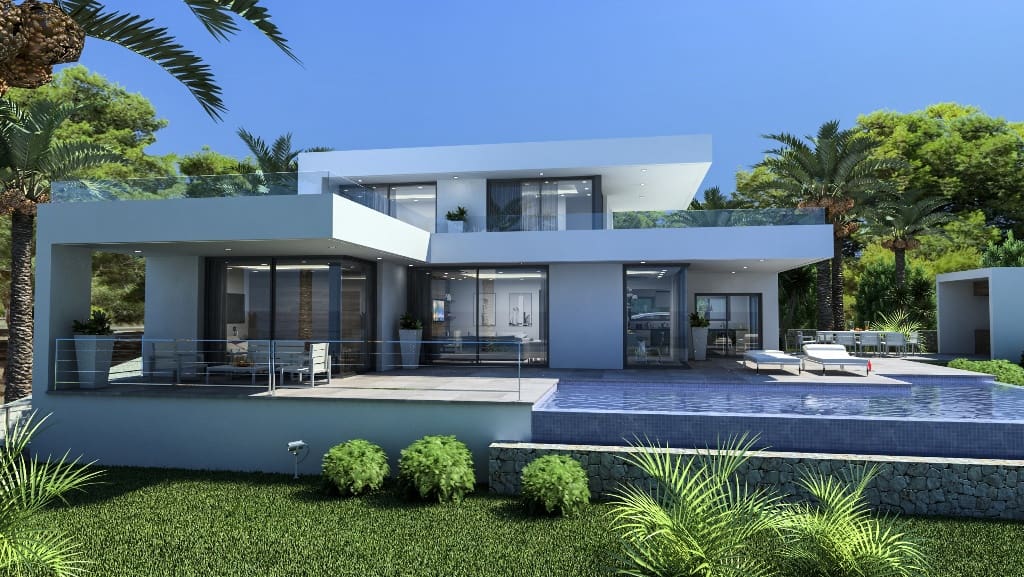 Chalet de 3 habitaciones en Dénia en venta con piscina - 2.250.000 € (Ref: 6968454)