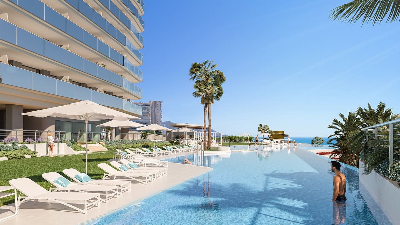 3 soverom Penthouse til salgs i Benidorm med svømmebasseng garasje - € 1 365 000 (Ref: 6968514)