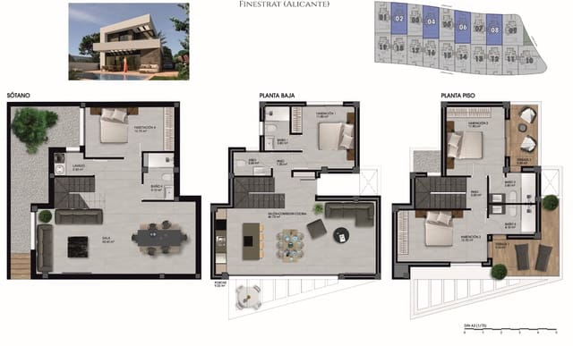 3 Zimmer Villa zu verkaufen in Finestrat mit Pool Garage - 675.000 € (Ref: 6968808)