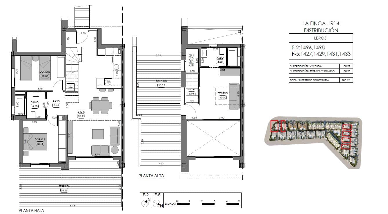 3 slaapkamer Halfvrijstaande villa te koop in Algorfa met zwembad garage - € 415.000 (Ref: 7154948)