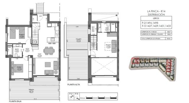 3 Zimmer Doppelhaus zu verkaufen in Algorfa mit Pool Garage - 415.000 € (Ref: 7154948)