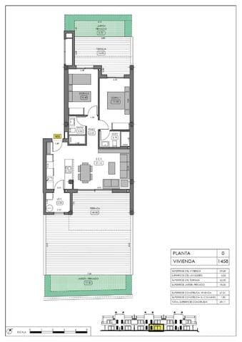 2 chambre Appartement à vendre à Algorfa avec piscine - 275 000 € (Ref: 7154952)