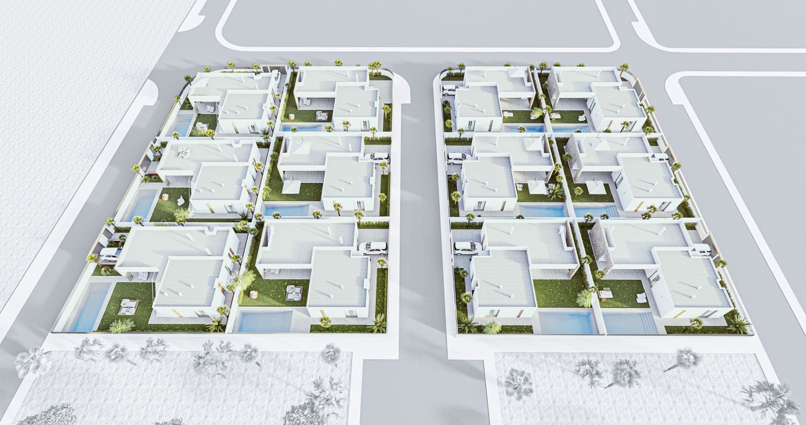 3 sypialnia Willa na sprzedaż w Mar de Cristal z basenem garażem - 495 000 € (Ref: 7446784)