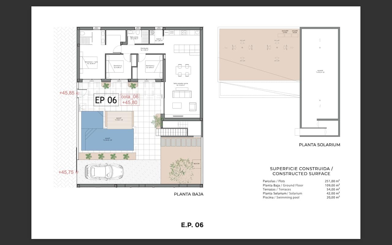 Chalet de 3 habitaciones en Ciudad Quesada en venta con piscina garaje - 569.900 € (Ref: 7446785)