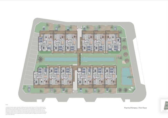 2 chambre Bungalow à vendre à Pilar de la Horadada avec piscine garage - 257 900 € (Ref: 7448964)