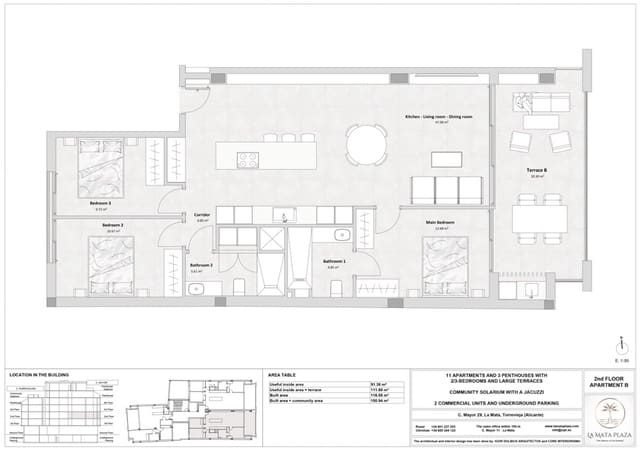 3 chambre Appartement à vendre à La Mata, Torrevieja - 970 000 € (Ref: 7556460)